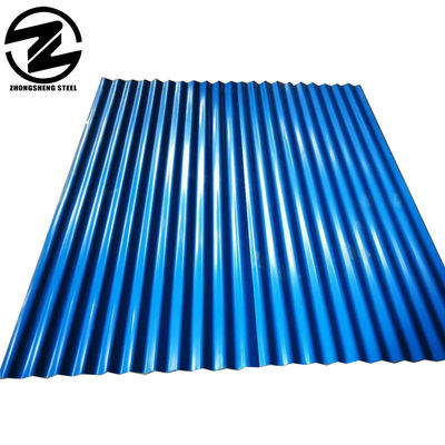 Super dakplaten 13,8m Lange IT5 x28g Blauwe voorgeschilderde platen Dak met volledige hardheid en lasservice