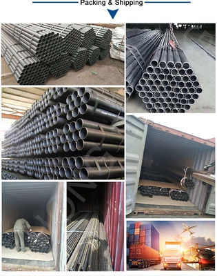 Ronde sectie vorm 18 inch API 5L 6 meter lange koolstofstaalpijp voor de bouw Fluid Pipe SCH 40