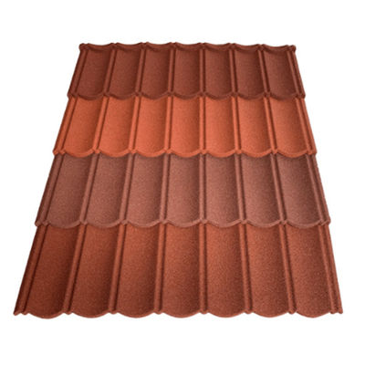 PVC-materiaal en 2,7 kg/pcs Gewicht Blauw Anti-Fade Stone metalen dakpannen met hoge duurzaamheid