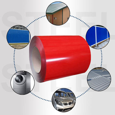 PPGI/PPGL staal spoel voor aluminium dakbedekking Breedte 1001-1250 mm Kleurbedekte kleurverf Kleurverf Kleurverf