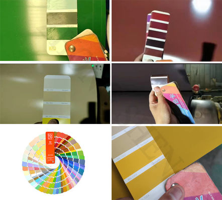 Aanpasbare dikte RALColor PPGI RAL 3019 PPGI/PPGL Stalen spoel Kleur gecoate stalen spoel 3D PPGI plaat RAL kleurverf