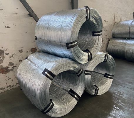 ASTM Standard Hot Dip Galvanized Low Carbon Steel Wire Coils Leveringsklasse Q195/Q235/SAE1006/SAE1008