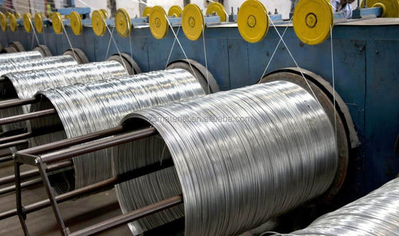 Hoogsterkte gegalvaniseerde ijzeren draad voor het binden en het gaas op maat Q195/Q235/SAE1006-1008