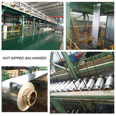 3-8 ton Spiraalgewicht Hot Dip GI gegalvaniseerde stalen spoel met zinkcoating 30-275g/m2 1,5*1250mm Grootte Big Spangle Dx51d z275