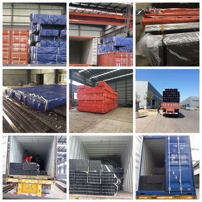 Tubular Processing Service Laswerk 20X20 gegalvaniseerd vierkant buis rechthoekig stalen buis ERW GI ijzeren buis Laswerk Tubular
