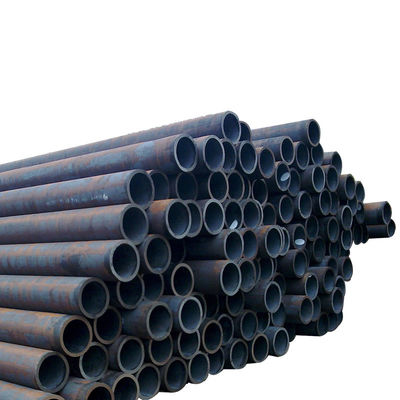 Groenhuisstructuur Sch80 Ss400 S235jr Q345 Q195 Sch 40 St37 St52 Warmgewalste naadloze buis Ronde zwart geschilderde naadloze koolstofarme stalen buis