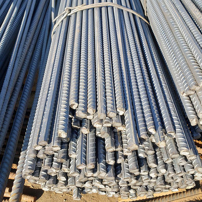 Staalbalk ASTM A615 Klasse 60 Ss400 S355 Hrb335 Hrb400 Hrb500 Warmgewalste ijzeren vervormde staafstaaf voor de bouw van gebouwen