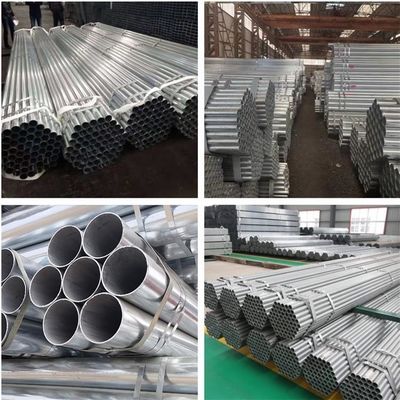 6 meter lengte ASTM A53 gegalvaniseerd staal buis ISO9001 gecertificeerd 0,8-12,75 mm dikte