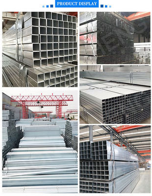50 x 100 mm 1,8 mm dikte rechthoekig Gi hol gegalvaniseerde buis met gegarandeerde waterdichte verpakking en tolerantie ± 1%