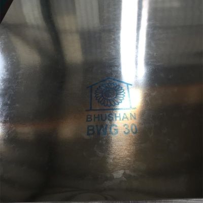 Bouwmaterialen 0,12-4,0 mm koudgewalst gegalvaniseerd staalplaat van warmgewalste techniek