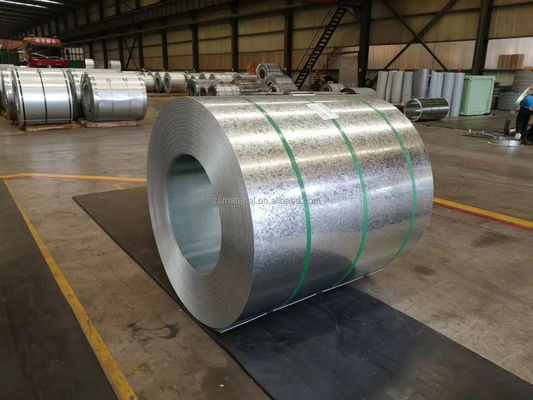 Gegalvaniseerde zinkgecoate stalen spoelen laag koolstofgehalte Z10-Z29 Oppervlak gegalvaniseerd 60g 100g 150g 200g