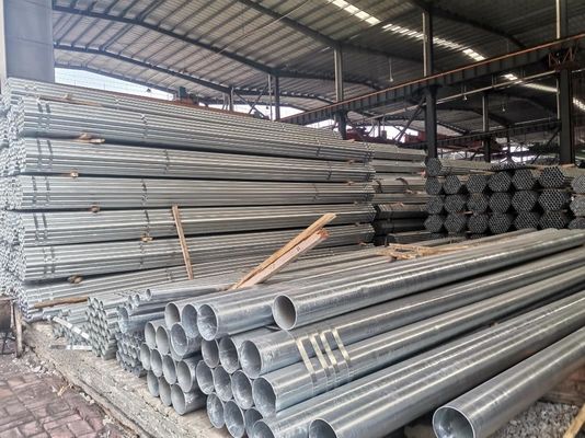 Ronde sectie ASTM A106 Sch 40 ERW GI gegalvaniseerde staalpijp met ±1% tolerantie