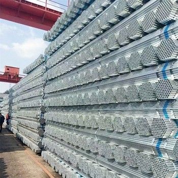 Hot Dip gegalvaniseerde ijzeren pijp voor rijst/voederfabriek Q195 Q235 Q345 DIN 100 Z181 Z275 26,9 310 mm Buitendeurs gegalvaniseerde pijp