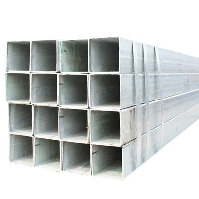 50 x 50 vierkant gegalvaniseerd stalen buisbuis 100 x 100 x 4 mm ASTM BS GI facturatie naar feitelijk gewicht
