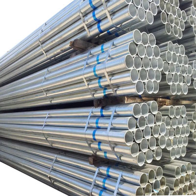 PVOC-gecertificeerde 0,6-10 mm gegalvaniseerde stalen buis voor steigers en kassen 114 mm Diameter 16 Gauge 32 mm Dikte