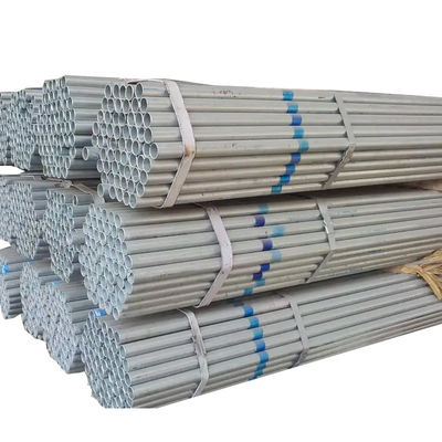 PVOC-gecertificeerde 0,6-10 mm gegalvaniseerde stalen buis voor steigers en kassen 114 mm Diameter 16 Gauge 32 mm Dikte