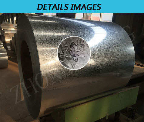 Spiraalgewicht 3-8 ton Hardheid Middenhard 22 Gauge Grote bloem CGCC Hot-Dip gegalvaniseerde stalen spoel