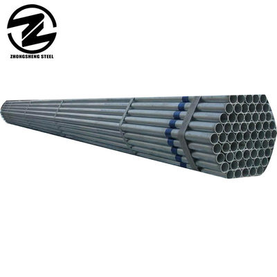 2 inch GI-pijpen voor kassen Hot Dip ASTM/GB/BS/JIS/EN Standard 20 ft ijzer gegalvaniseerde ronde ijzeren staalpijp