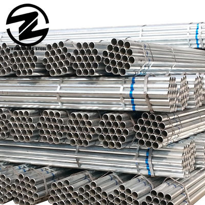 2 inch GI-pijpen voor kassen Hot Dip ASTM/GB/BS/JIS/EN Standard 20 ft ijzer gegalvaniseerde ronde ijzeren staalpijp