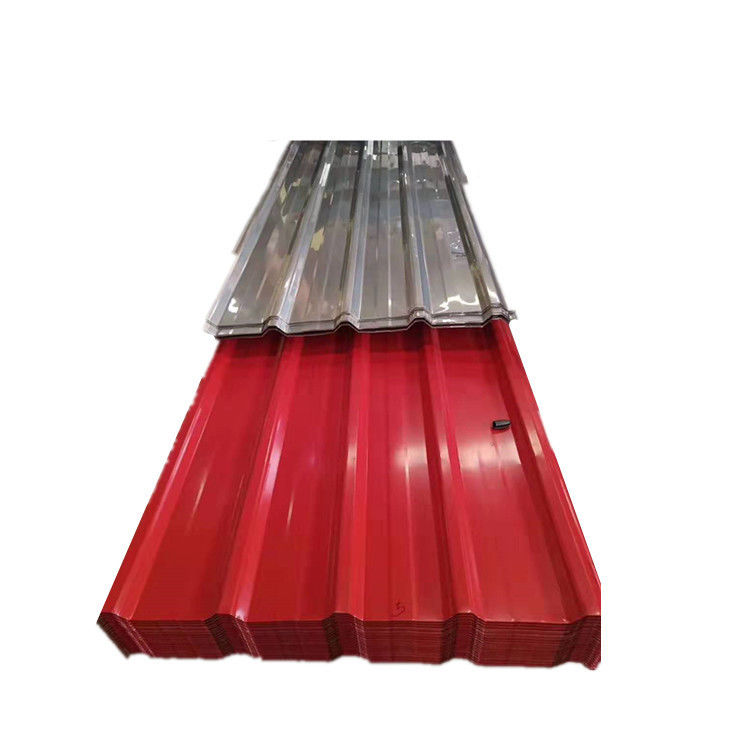 1800-2000mm Lengte Volhard 0,55mm gegalvaniseerd gegolfd ijzeren kleur bekleed dakplaat met vol