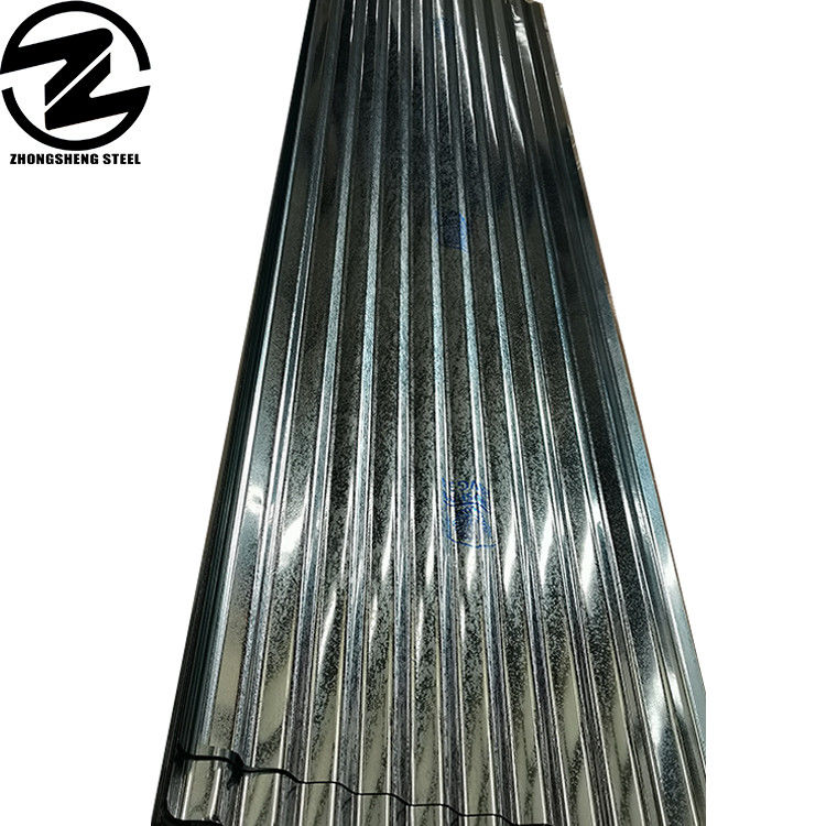 Gi 26 Gauge golfmatig staal zink metaal ijzer 60 g gegalvaniseerd dakplaten met reguliere spangle type en tolerantie ± 1%