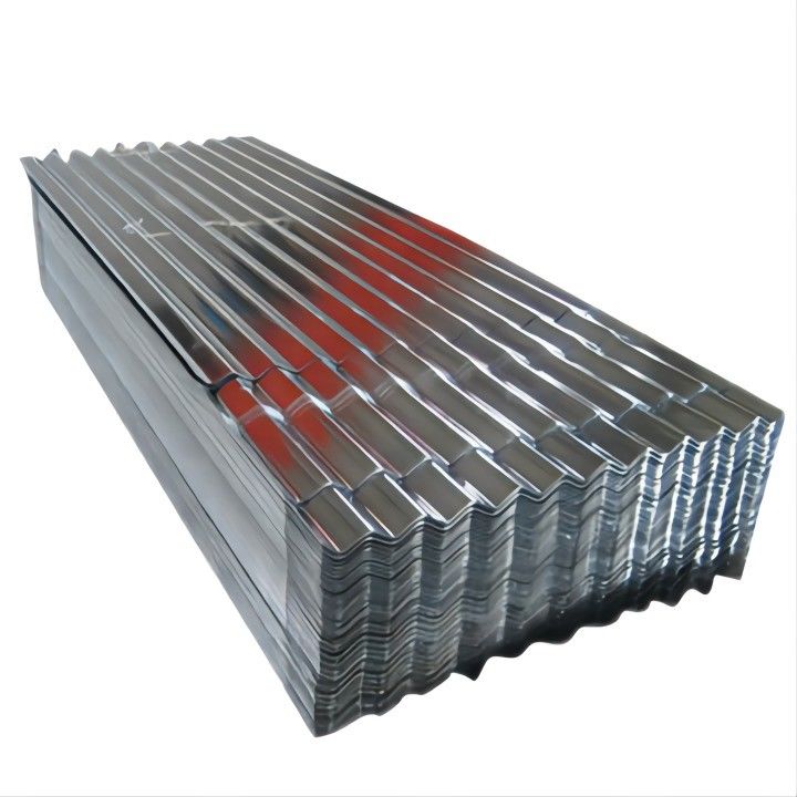 1800-2000mm Regelmatige Spangle gegalvaniseerde dakplaat 0,8mm 22 Gauge DX51D Z60 GI Steel Sheet Coil PPGI Coil Roofing IBR Sheet Zuid-Afrika