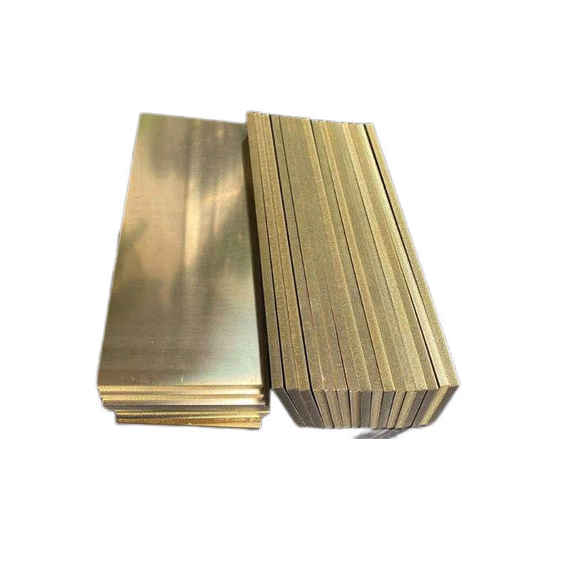 Niet-gelegeerd messing koperplaat Plaat / spoel / strip Dik koper 99,99% Op maat gemaakte grootte 1mm-20mm Bronzen snijwerk met materiaal