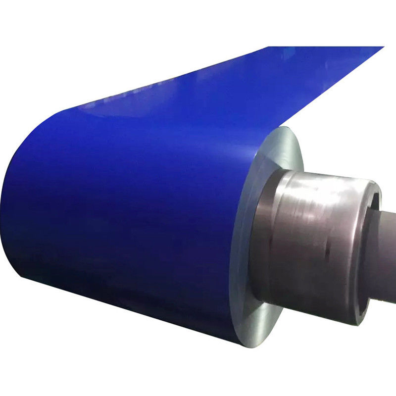 Lange als klant vereiste PPGI spoel met PE coating Dikte 20/10um 0,35 * 1220mm Grootte Ral5005 Kleur staal spoel