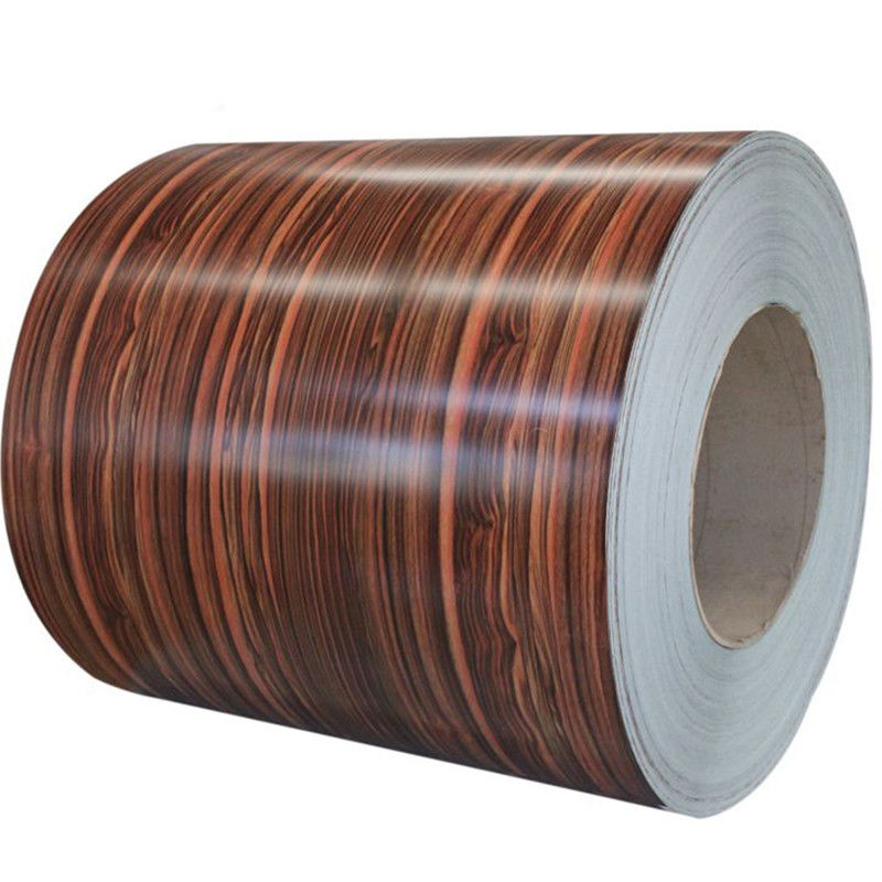 3D houten bloemenpatroon 0,35 mm 0,45 mm Kleurbedekte PPGI voorgeverfde stalen spoel Spoelen voor decoratie Alle RAL-kleuropties
