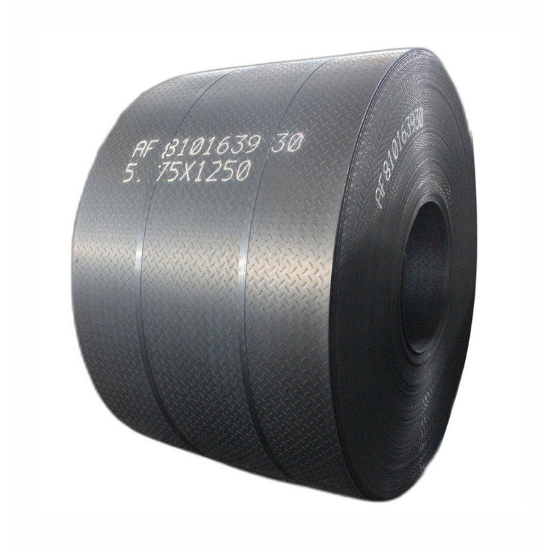Warmgewalste ASTM a36 ss400 q235 2,5 mm 3,5 mm zachte stalen checkplaat voor vloerplaatverwerking