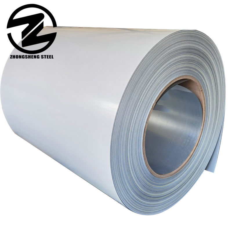 PPGI spoel 0,38 mm 0,46 mm Voorgeverfde gegalvaniseerde spoel PPGI RAL9003 Gecoate stalen spoel Breedte 600-1500 mm