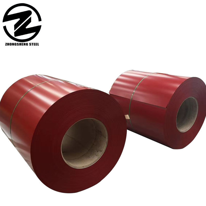 Z121-Z180 Coating 0,12-1,2 mm Dikte Kleur gecoate stalen spoelen met geïmprimeerde gerimpelde oppervlakte afwerking en ISO-certificaat
