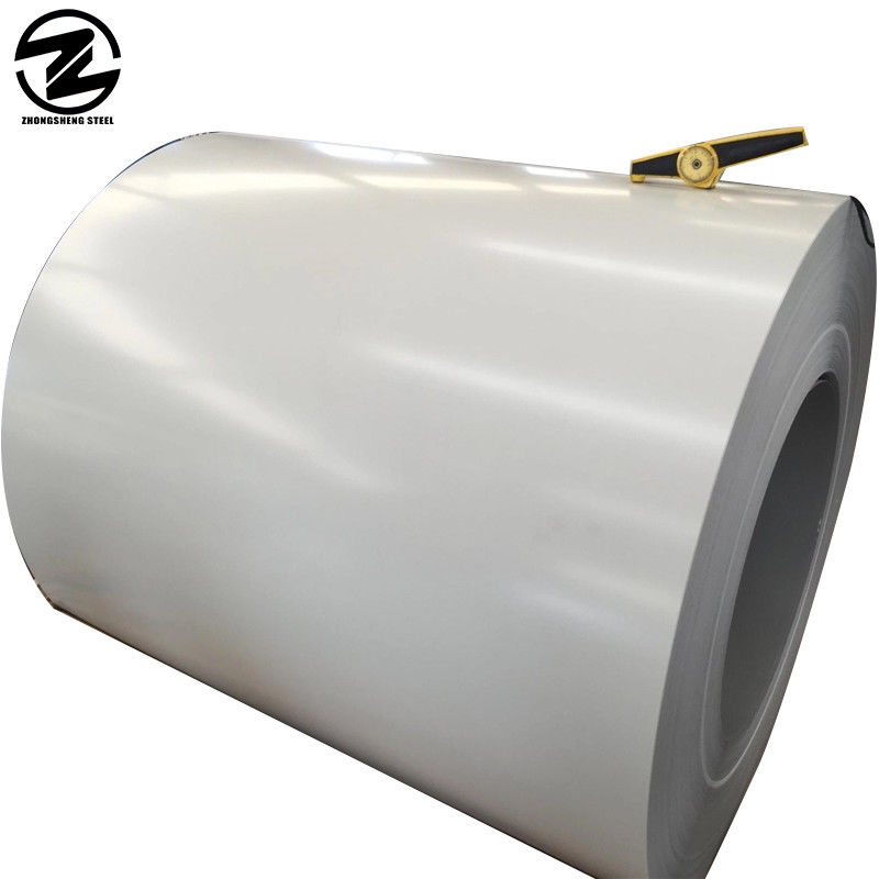 0.35*1219mm Grootte Ral 9003 Voorgeverfde gegalvaniseerde PPGI-staal spoel Klasse DX51D Z/SGCC/DC01 Z/DC51D Z 3-5 ton Spoelgewicht