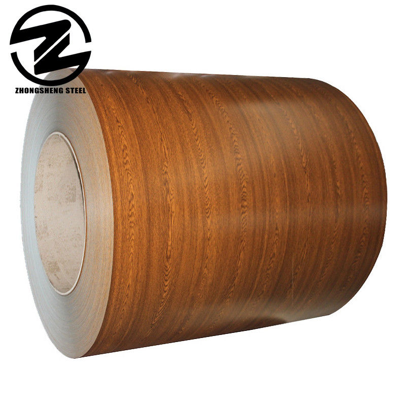 15/5 Micron Garantie Verfcoating Chocolade Bruin Kleur 0.47*914mm Grootte Voorgeverfde PPGI Stalen spoel voor Dikte 0.12-1mm