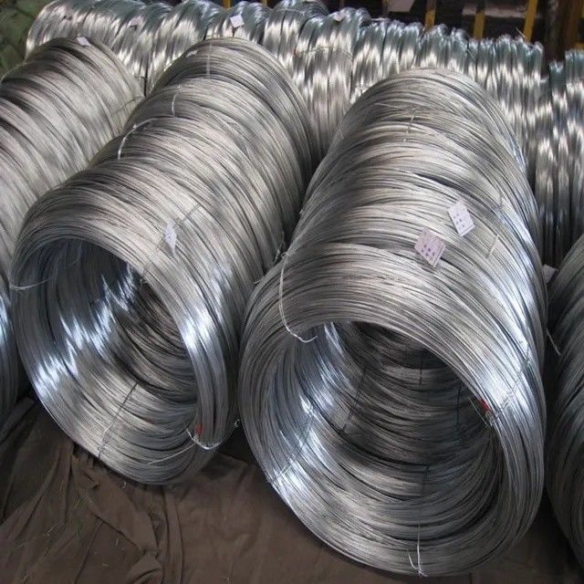 Q195/Q235/SAE1006-1008 Carbon Hot Dip Galvanized Bright Steel Wire met aangepaste verwerking aangeboden