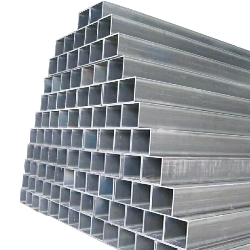 Redelijke 50x100 60x80 gegalvaniseerde rechthoekige stalen buis met en lengte 6,4M gegalvaniseerde stalen ronde buis