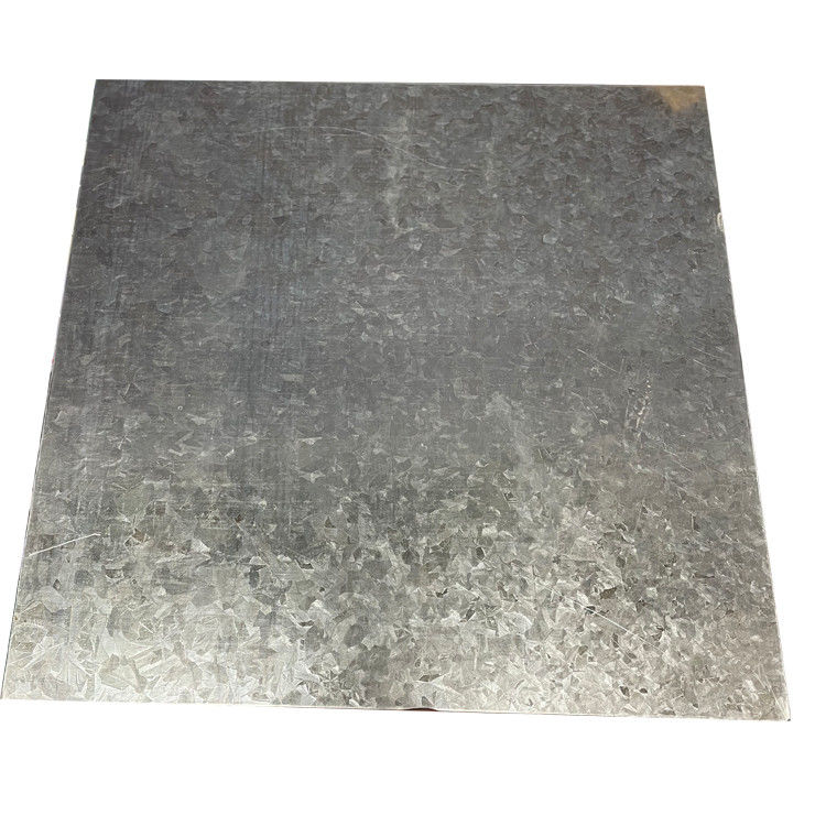 Prime DC01 DC02 0,3 mm koudgewalste platte galvaniseerde staalplaat met een normale spangel en 30-275 g/m2 zinkcoating