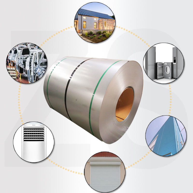 Galvalume Gecoat 26 Gauge Z150 AZ 100 0,40x12 55% Galvalume Steel AZ120 GL Coil Secundair voor zeewaardig verpakken en oppervlak